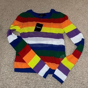 NWT- multicolor top size small